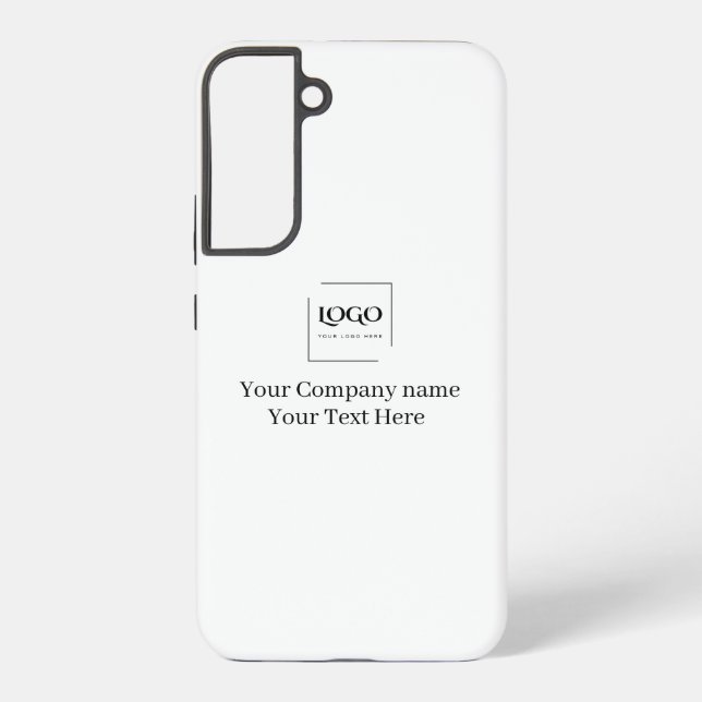 Elegant custom your logo template samsung galaxy s22+ case (Back)