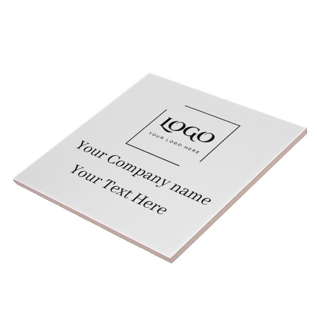 Elegant custom your logo template tile (Side)
