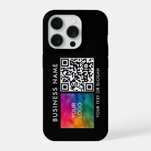 Elegant Custom Your QR Code Business Logo Here iPhone 15 Pro Case