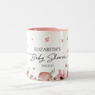 Elegant Customisable Baby Shower Party Favour Mugs