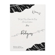 Elegant & customisable Bridal Shower postcard
