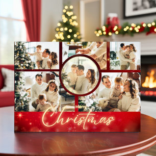 Elegant Customisable Christmas Family Photo Holiday Card