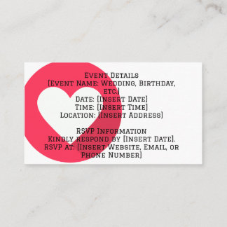 Elegant Customisable Enclosure Card