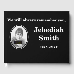 Elegant & Customised Memorial Guest Book