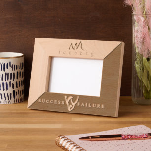 Elegant Customizable Iceberg Artwork Etched Frames