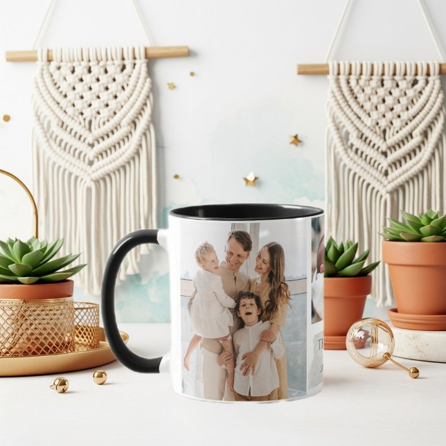 Elegant customized family collage mug (Creator Uploaded)