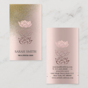 Elegant Cute Elegant Bokeh Diamonds  Lotus Business Card