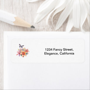 Elegant Cute Floral & Butterfly Design