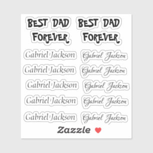 Elegant Cute Italic script 3 type personalise name