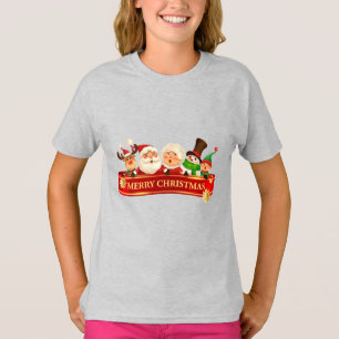 Elegant Cute Merry Christmas, Happy New Year T-Shirt