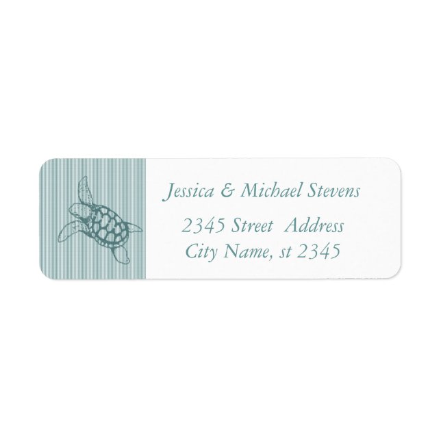 Elegant cute sea turtle (Front)