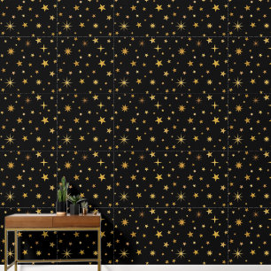 Elegant Cute Seamless Stars Magic Gender Neutral Wallpaper