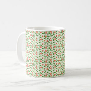 Elegant Cute Sophisticated Chic Romantic Floral Coffee Mug