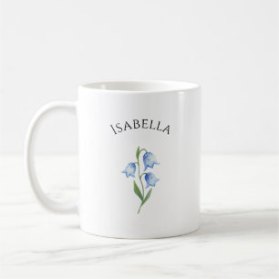 Elegant Cute Sophisticated Named Romantic Floral Coffee Mug