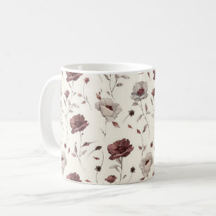 Elegant Cute Sophisticated Rustic Romantic Floral  Coffee Mug