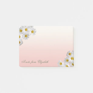 Elegant Cute Stylish Girly , Chamomole Flowers Post-it Notes