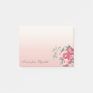Elegant Cute Stylish Girly , Flowers Post-it Notes