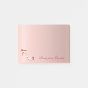 Elegant Cute Stylish Girly ,High Heels Post-it Notes