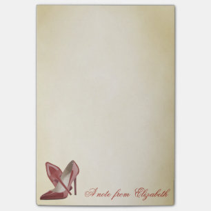 Elegant Cute Stylish Girly ,High Heels Post-it Notes