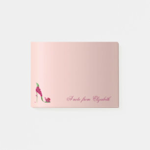 Elegant Cute Stylish Girly ,High Heels Post-it Notes