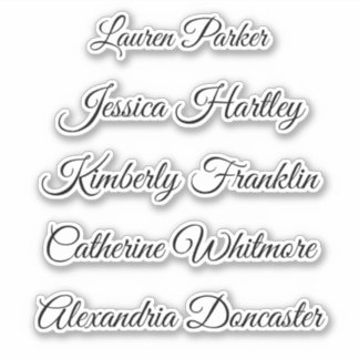 Elegant cute  whimsical script name belongs to