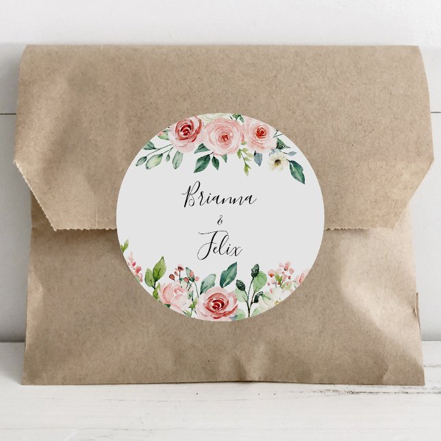 Elegant Dainty Floral Wedding Envelope Seals (Creator Uploaded)