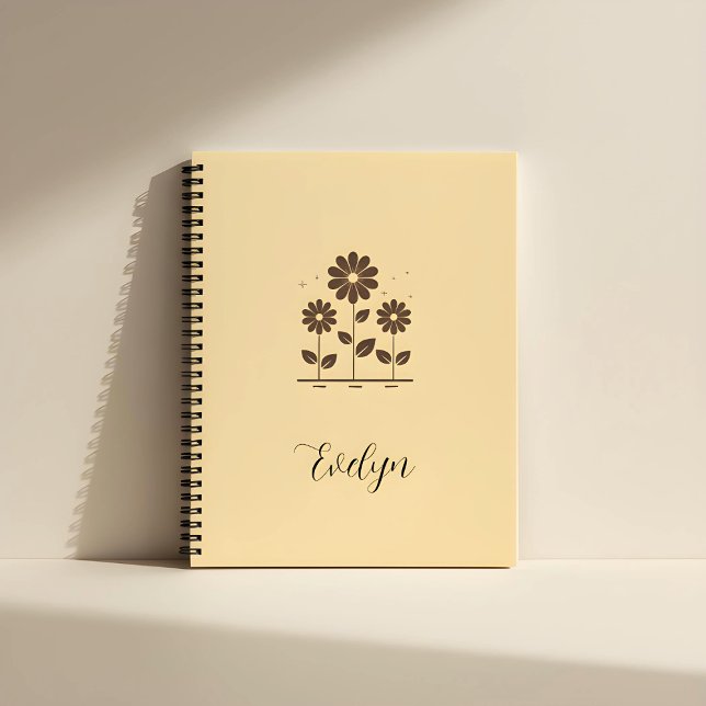 Elegant Daisy Design - Minimalist Floral Notebook (Creator Uploaded)