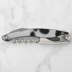 Elegant Dalmatian Faux Fur Pattern Poster Corkscrew
