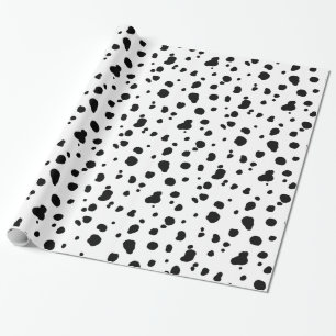 Elegant Dalmatian Pattern Wrapping Paper