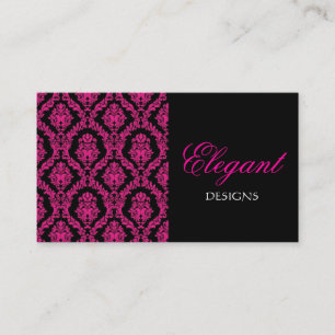 Elegant Damask Business Card