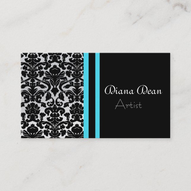 ELEGANT DAMASK BUSINESS CARD (Front)