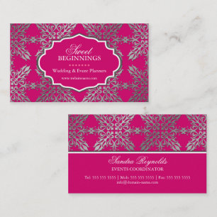 Elegant Damask Business Cards