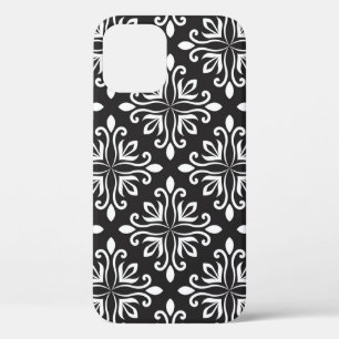 Elegant Damask: Floral Art Deco iPhone 12 Case