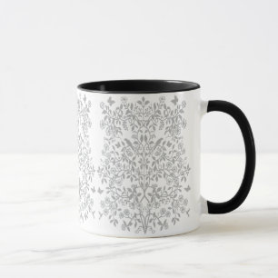 Elegant Damask Floral Mug