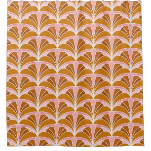 Elegant Damask Floral vintage Seamless Pattern. De Shower Curtain