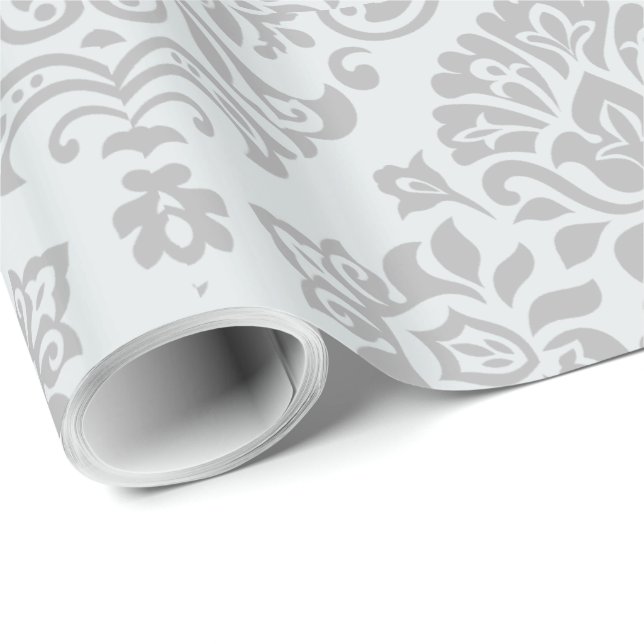 Elegant Damask Pattern Wrapping Paper (Roll Corner)