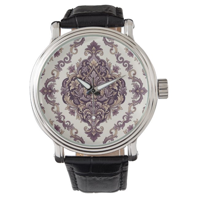 Elegant Damask Watch (Front)