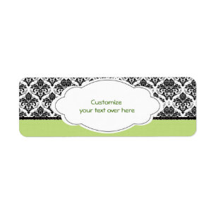 Elegant Damasks Label