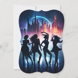 Elegant Dance Party Invitations