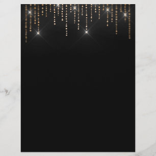 Elegant dark blank flyer