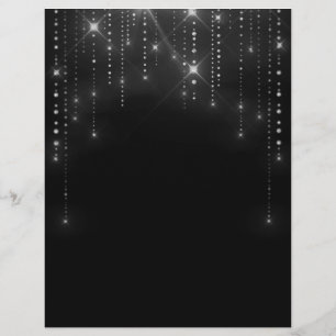 Elegant dark blank flyer