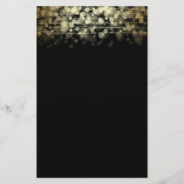 Elegant dark blank flyer (Back)