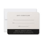 Elegant Dark Floral on Plum | Gift Certificate