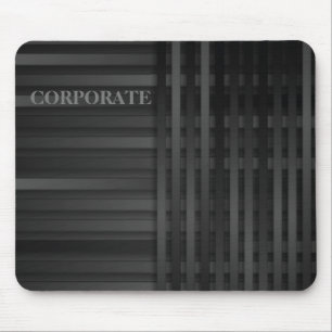 Elegant Dark Grey Corporate Business Mouse Mat