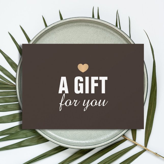 Elegant Dark Grey Faux Gold Heart (Creator Uploaded)