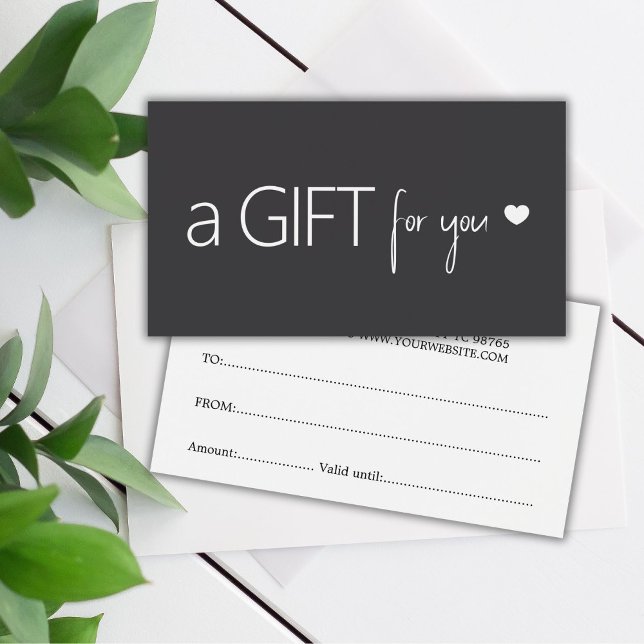 Elegant Dark Grey White Heart Salon (Creator Uploaded)