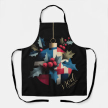 Elegant Dark Moody Noel Ornament