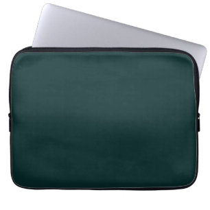 elegant dark plain green  laptop sleeve