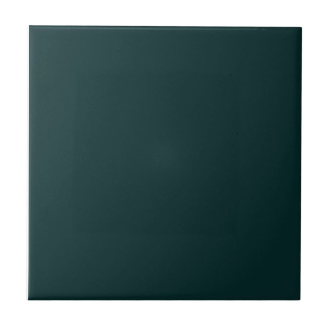 elegant dark plain green  tile (Front)
