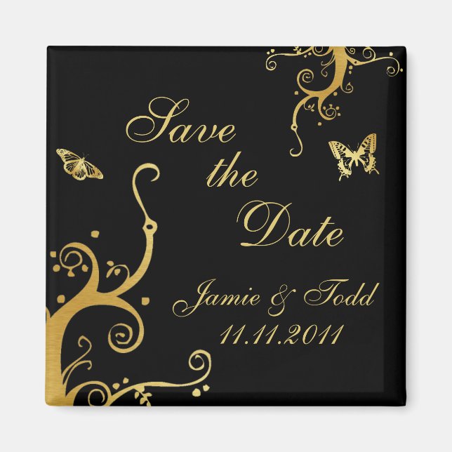 Elegant Dave the Date Magnet (Front)